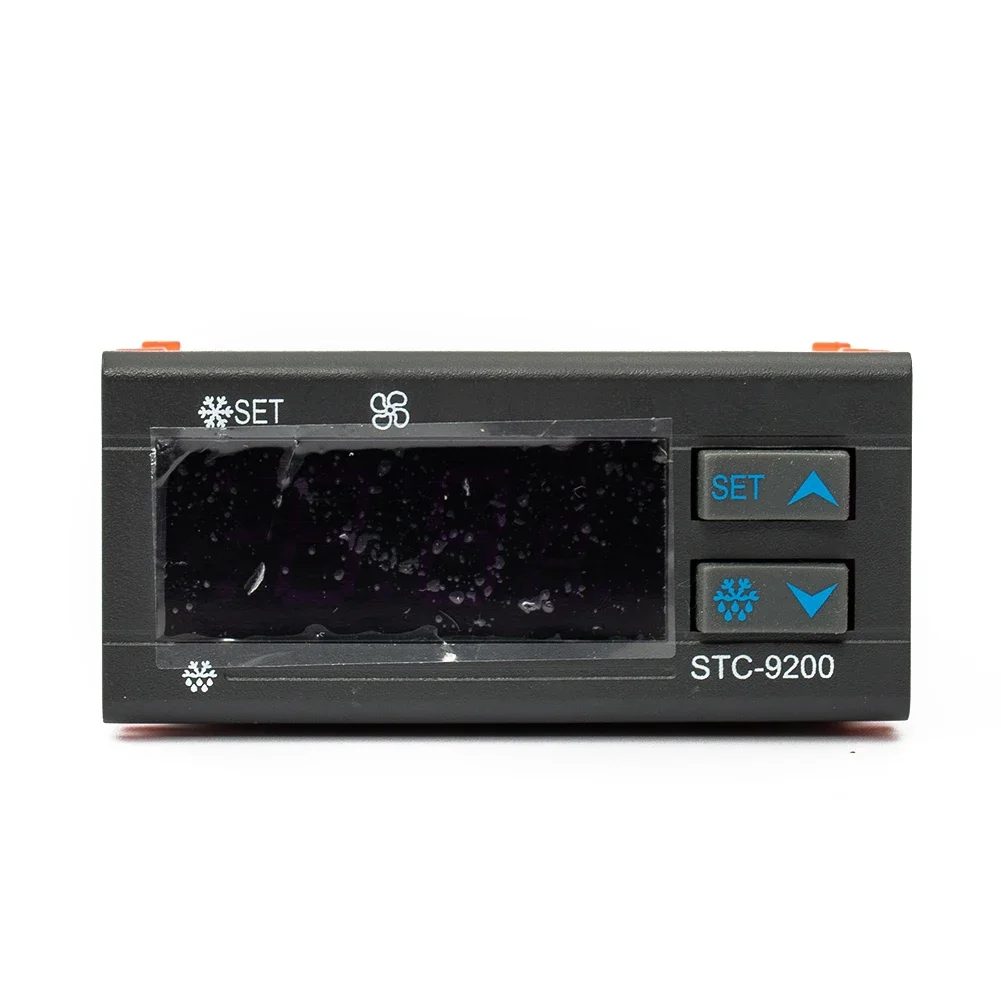 

Цифровой контроллер температуры AC 220V STC9200 с функцией размораживания и двумя датчиками температуры для управления вентилятором и охлаждением