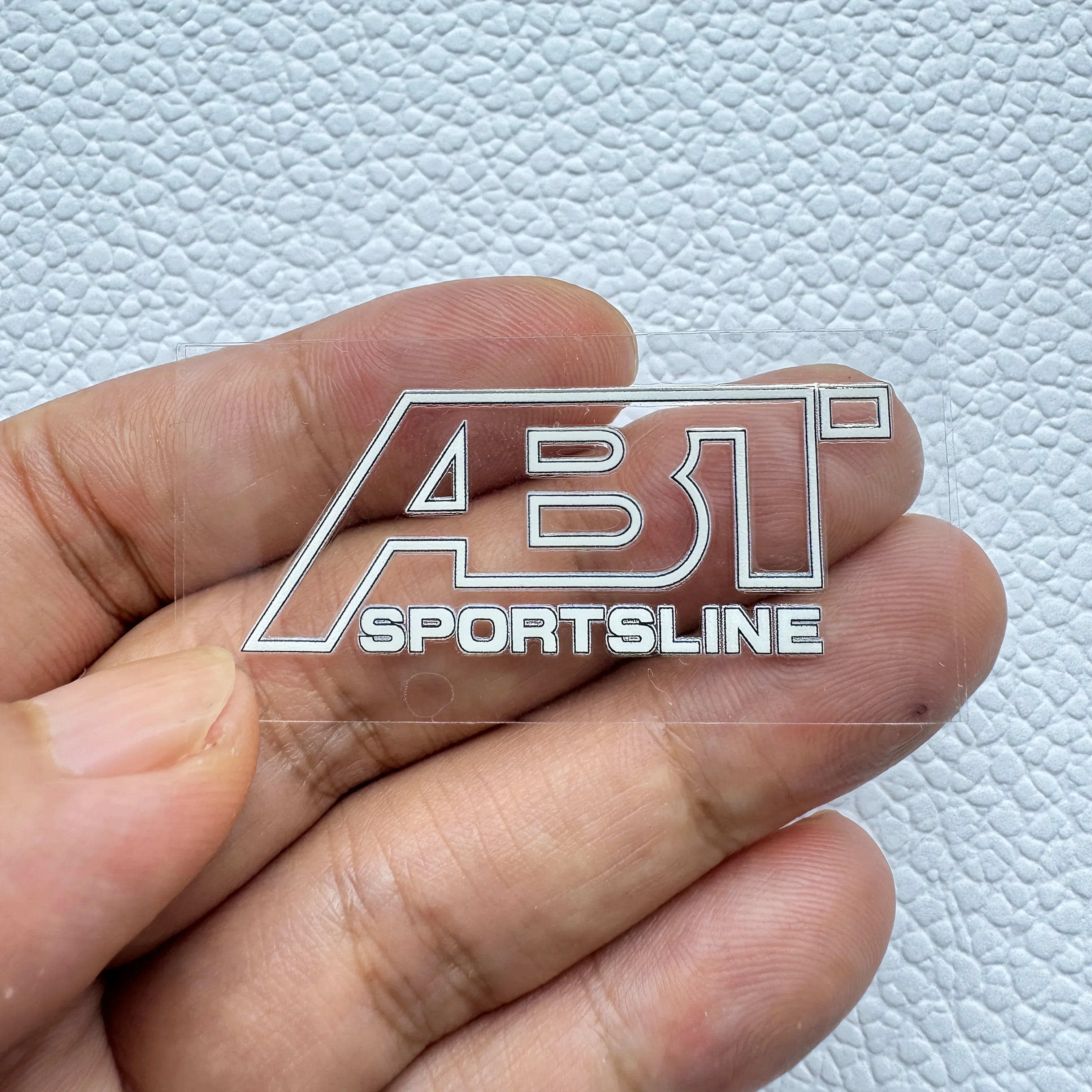 ملصق "ABT SPORTSLINE" المبتكر - مثالي لزراعة حقائب الكمبيوتر المحمول، وأسطوانات لوح التزلج، وأجهزة صندوق الأدوات لأسلوب السباق المخصص