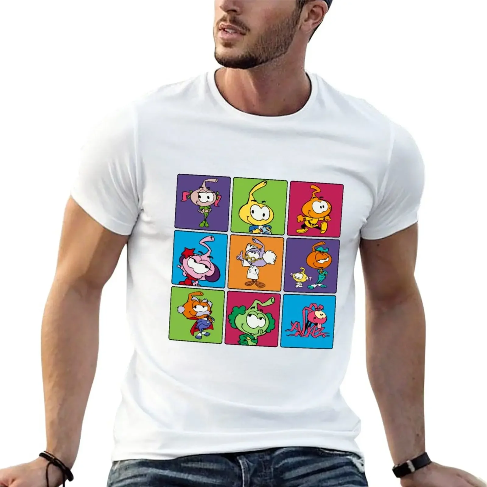 New Snorks Squares T-Shirt oversized t shirt graphic t shirt shirts graphic tees summer clothes t shirt for men