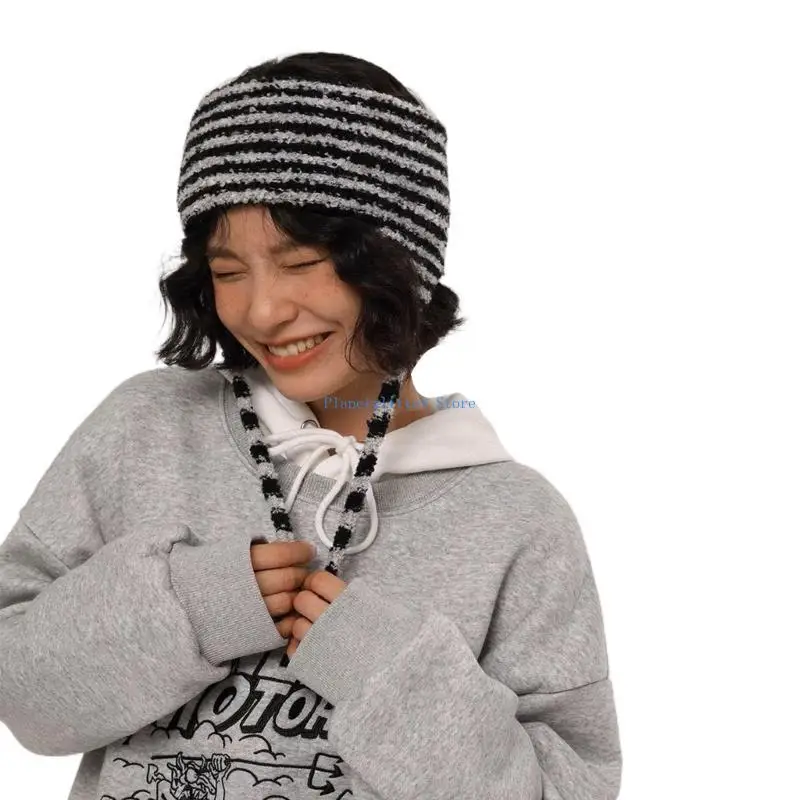 

652B Elastic Turban Head Wrap Knitted Hair Bands for Daily Wear and Sport Head Wrap