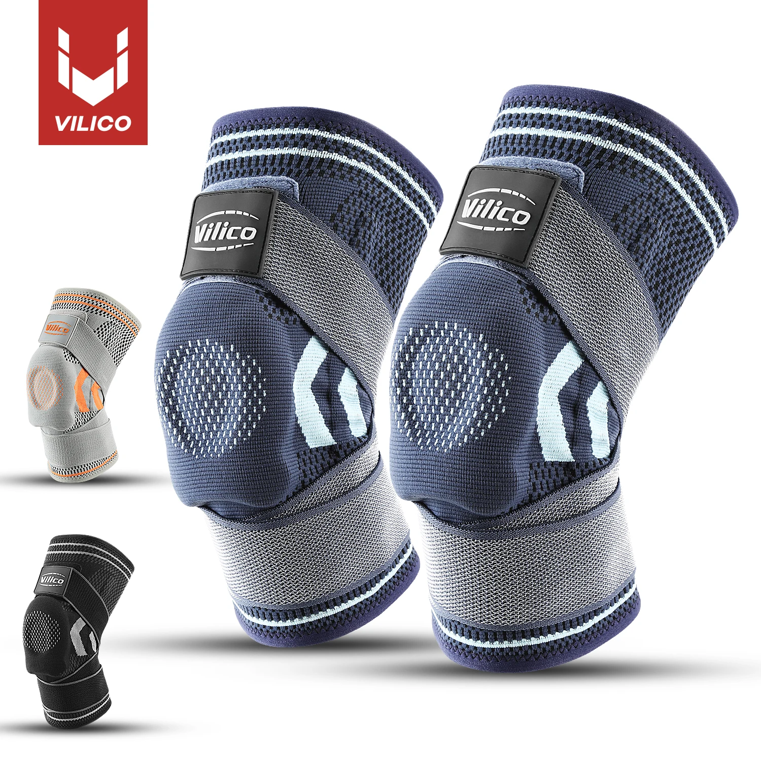 1PC Knee Brace Compression Knit Knee Pad For Sports Quickly Absorb Perspiration Keep Knees Warm Knee Boosters Breathable Support