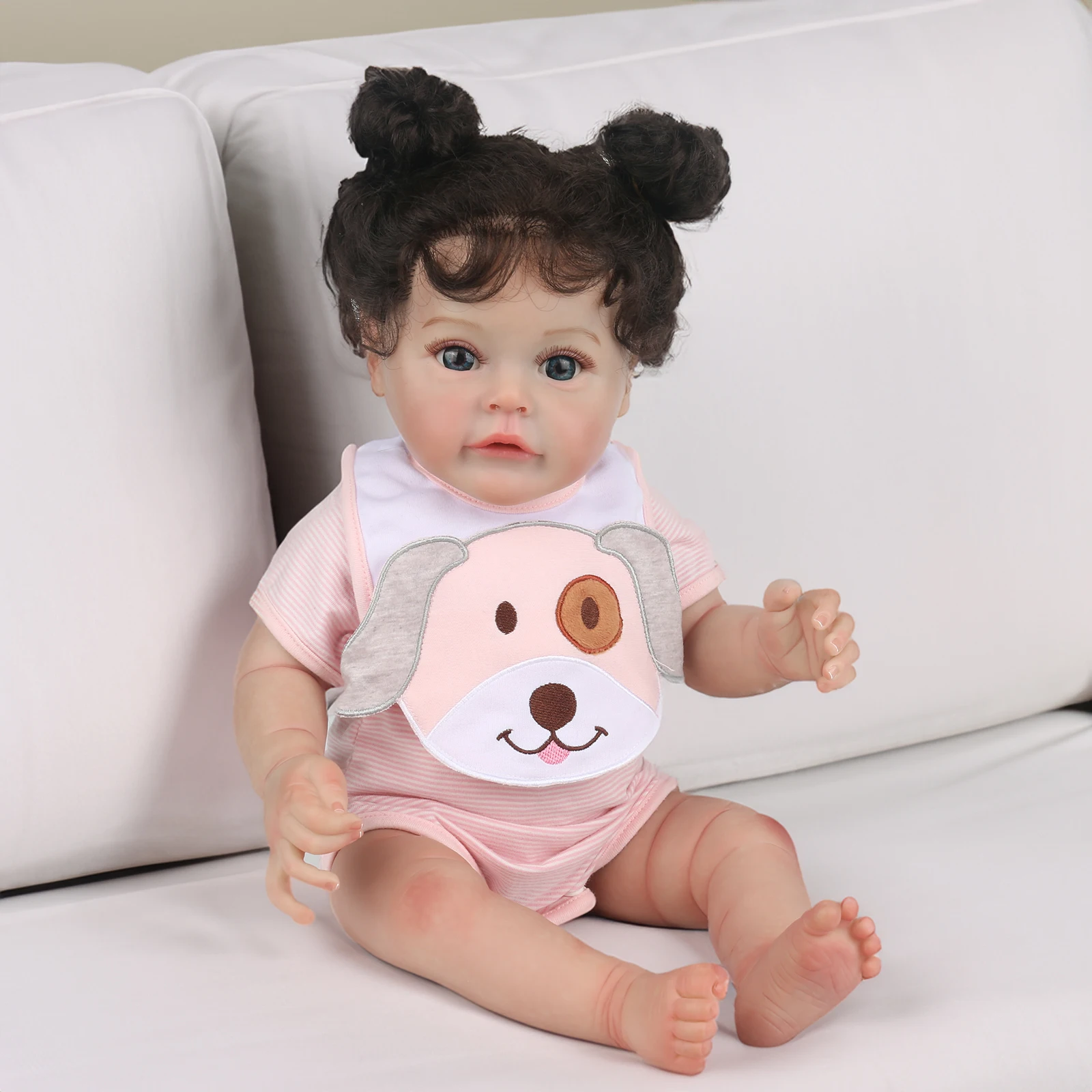 Reborn Baby Doll Clothes 20 Inch for 18-20 Inch Reborn Doll Girl Pink Reborn Baby Dolls Outfits Reborn Baby Clothing Baby Sets