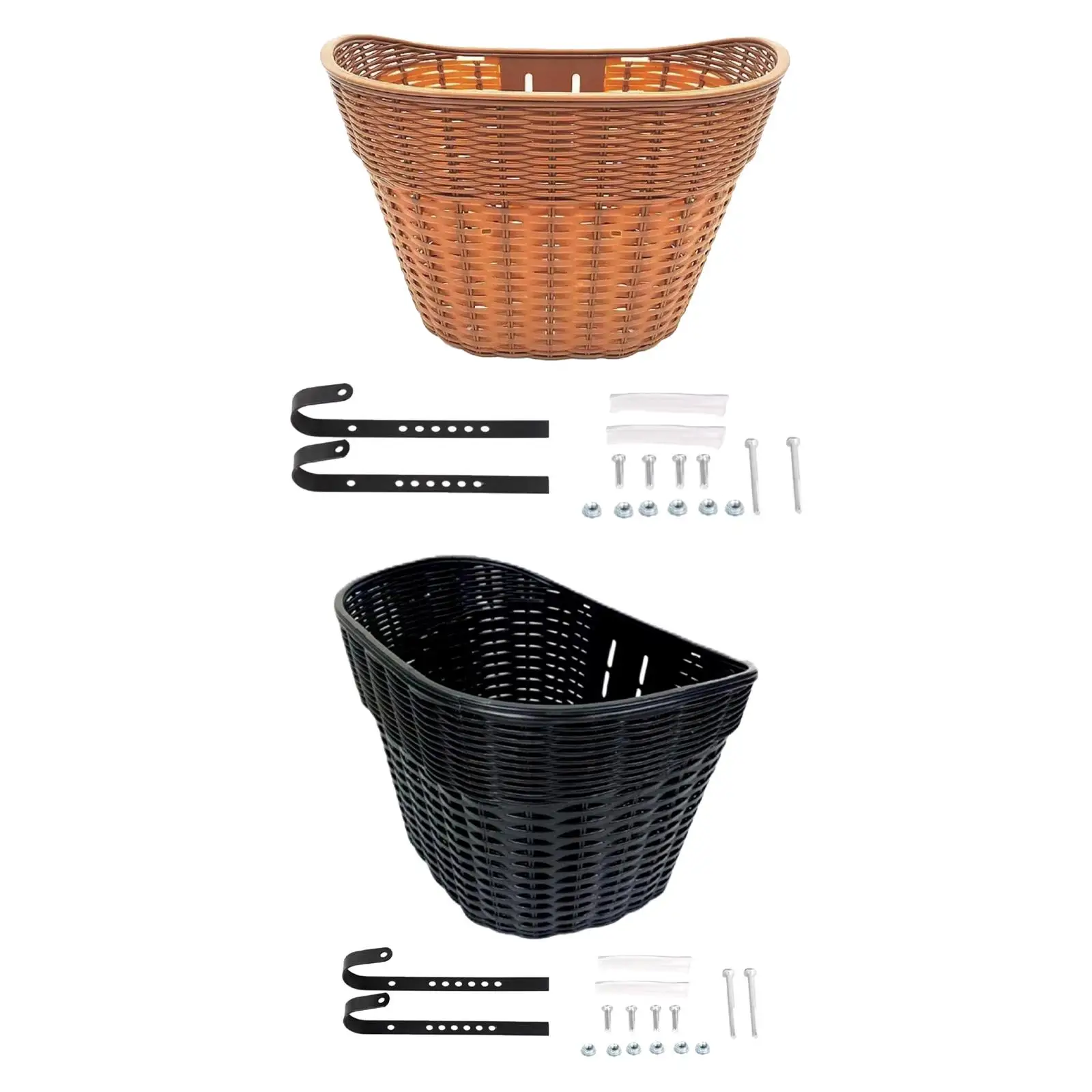 

Bike Front Basket Storage Basket Easy to Clean Bicycle Cargo Rack Front Bike Basket for Grocery Shopping Outdoor Boys Girls