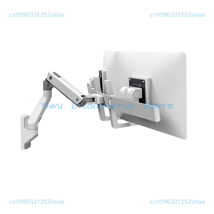 

Double screen splicing mobile bracket wall-mounted display swing arm
