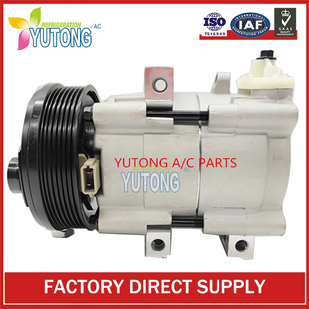 

Ac compressor For Ford 699377 4502836 4681621 1440713 4502836 4979391 R20BYU19D629AA YC1H19D629AA YC1H19D629AB 4123946 6511462