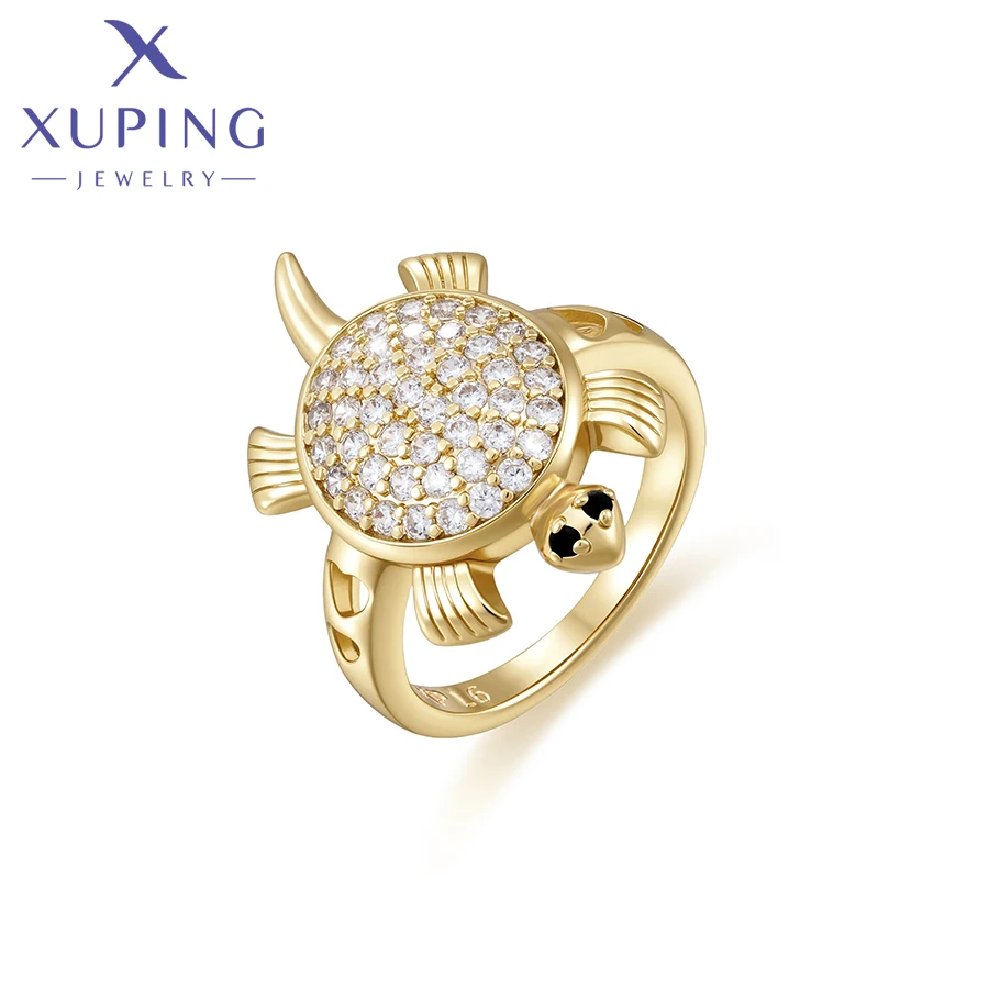 Xuping Jewelry Fashion Eleganter, neu eingetroffener Tierring mit goldfarbener Beschichtung als Partygeschenk X001139144 – Detail 9