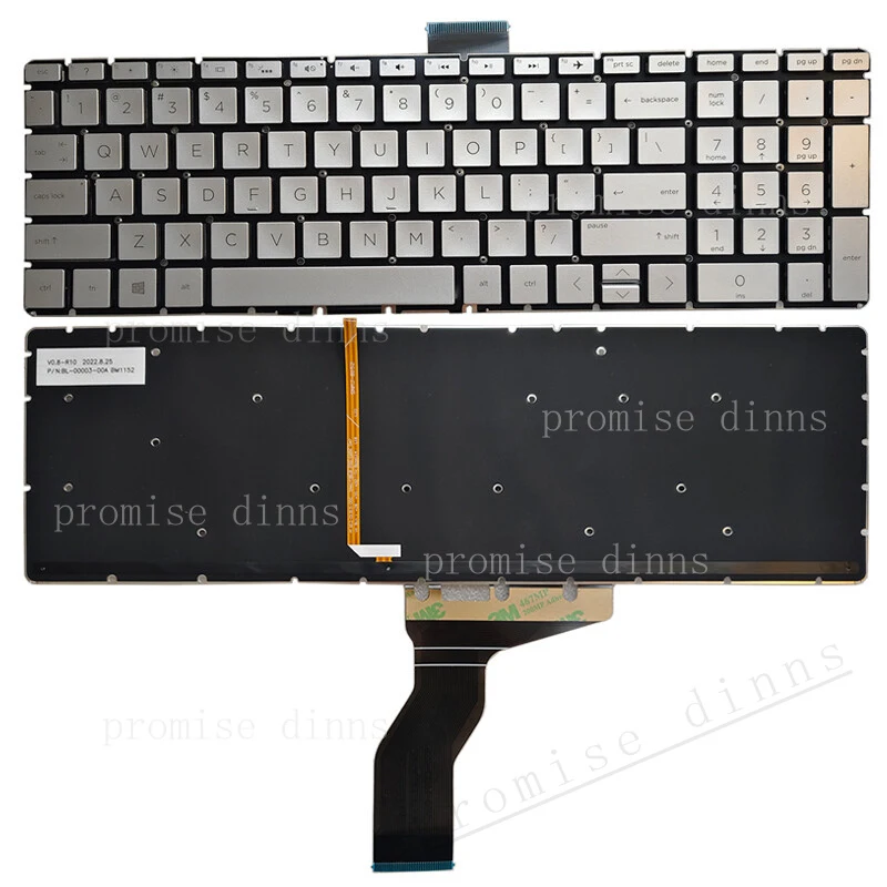 

M NEW FOR HP 15-DY 15T-DY 15-EF 15S-EQ 15s-FQ TPN-Q222 TPN-Q230 US Backlit Keyboard