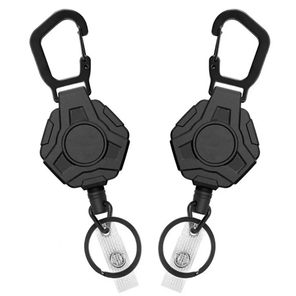 Storage Item Anti-rust Multifunctional Telescopic Key Ring Mountaineering Use
