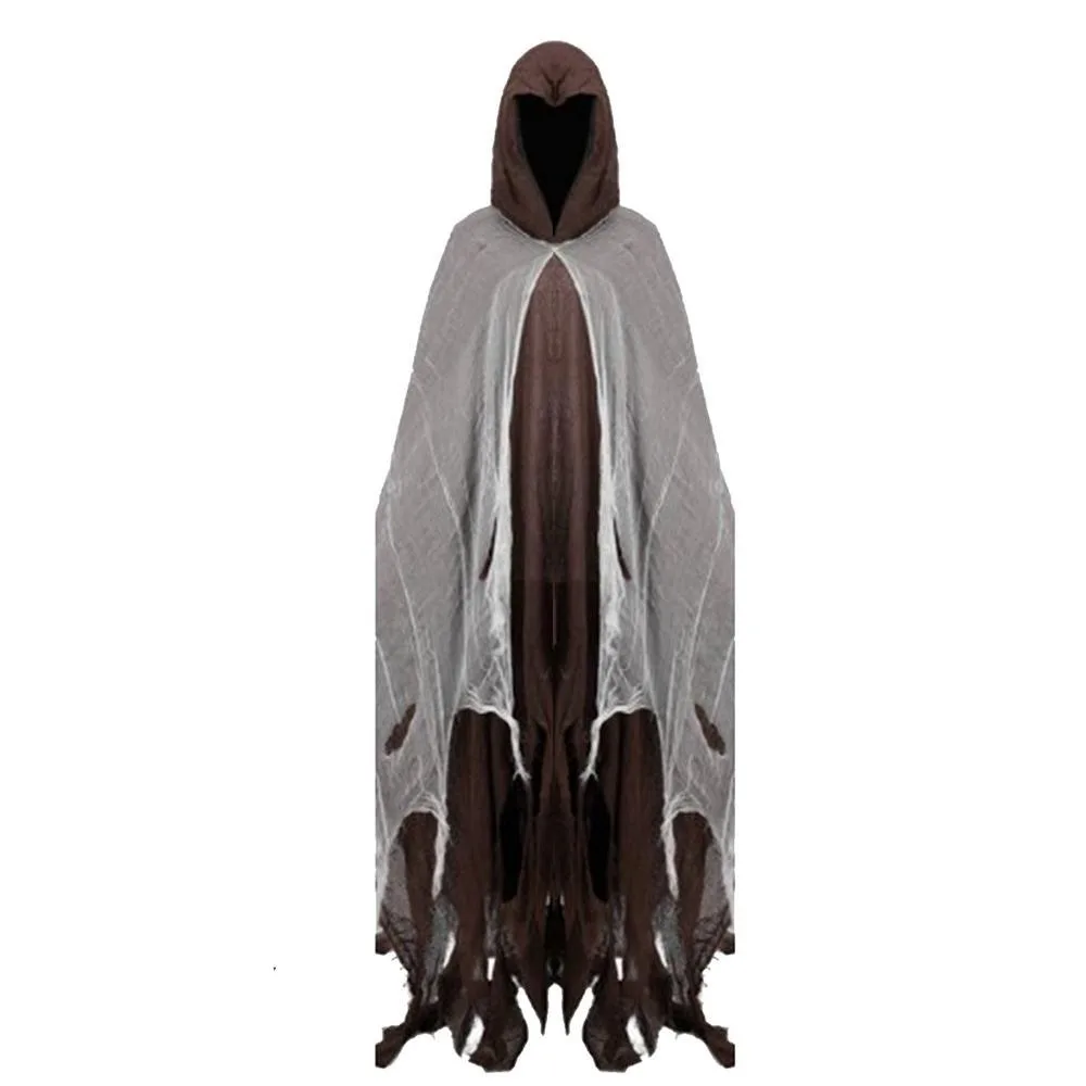 

Полиэстер Хэллоуин Призрачные плащи Фотопрос Одежда Реквизит Dementors Косплей Костюмы Костюм Волшебник