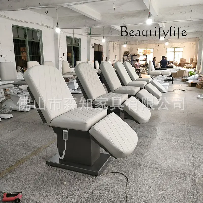 

New electric beauty bed beauty salon widening lifting pattern embroidery facial bed high-end massage bed