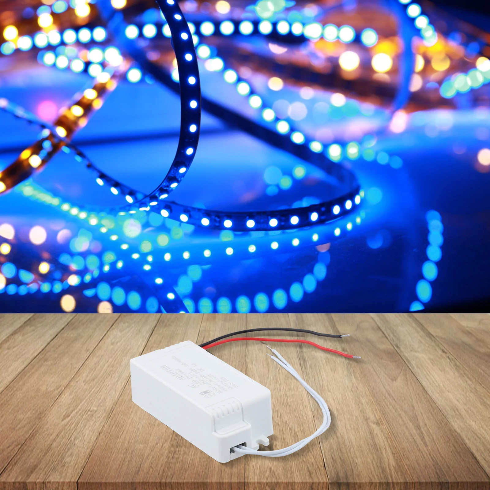 Driver Transformer for LED LED Parts Plastic Strip Light Supply 12V AC To DC Adapters Power Professional Replacement