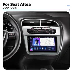 Android 13 Car Radio for Seat Altea XL Toledo 3 2004-2015 Wireless Carplay Auto GPS Navigation RDS Automotive Multimedia Player