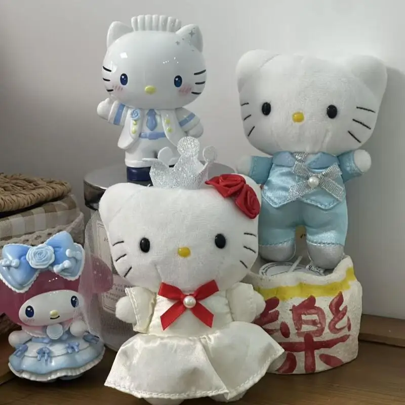 かわいいサンリオハローキティダニエルぬいぐるみペンダントクリエイティブ漫画キーホルダーぬいぐるみカップルアクセサリー友人結婚式ギフト