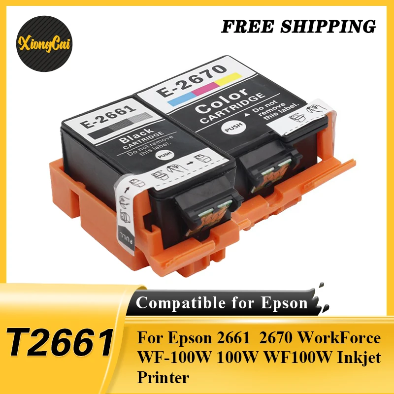 

НОВЫЙ картридж T2661 T2670 для струйного принтера Epson 2661 2670 WorkForce WF-100W 100 Вт WF100W
