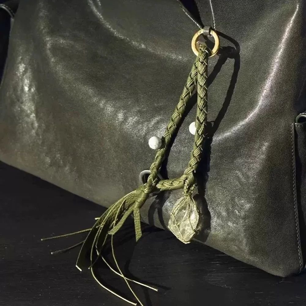 

Модные и универсальные тканые аксессуары ручной работы с кристаллами целебного камня для мужчин и женщин