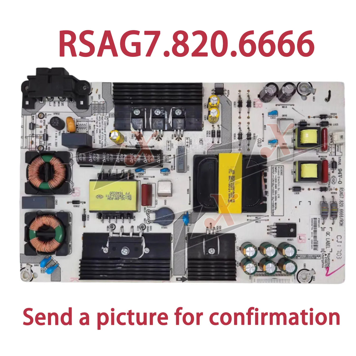 RSAG7.820.6666 Original LED43M5000U LED50EC500U LED55EC500U LED50EC550U LED55N3000U Placa de alimentación de TV RSAG7.820.6666