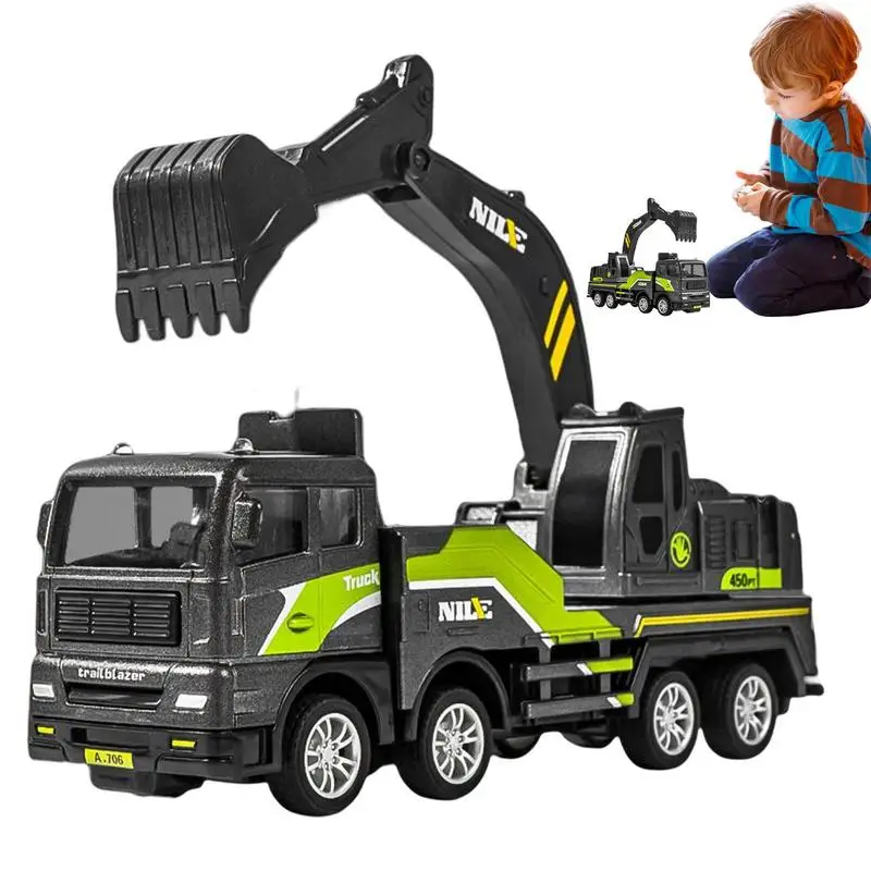 

Small Construction Vehicles Excavator And Dump Truck Toy Inertia Construction Vehicle For Kids And Children Engineering Vehicles