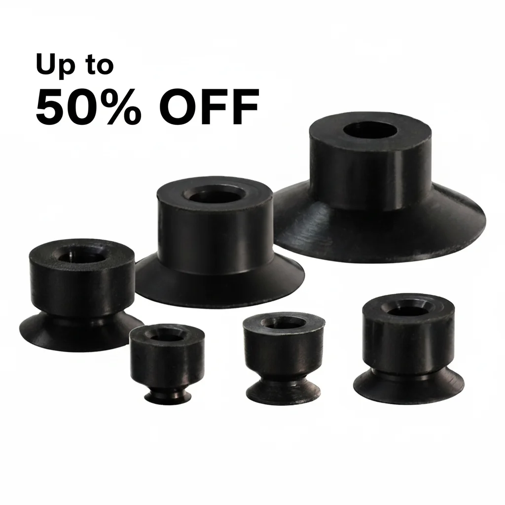 High Quality Replacement SMC Vacuum Cups SOVE Manufacturer Miniature Single Layer Vacuum Cups Novedades 2025