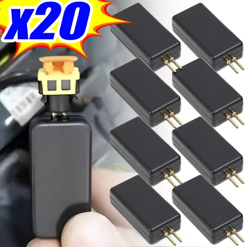 Universal Airbag SRS Diagnostic Tool with Gold-Plated Copper Pins Resistor for Car SUV Truck Reset Fault Code & Bypass Sensors