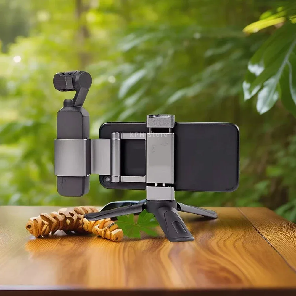 

Складной Металлический Алюминиевый зажим для смартфона портативный кронштейн для камеры DJI OSMO POCKET 2 адаптер Аксессуары для камеры