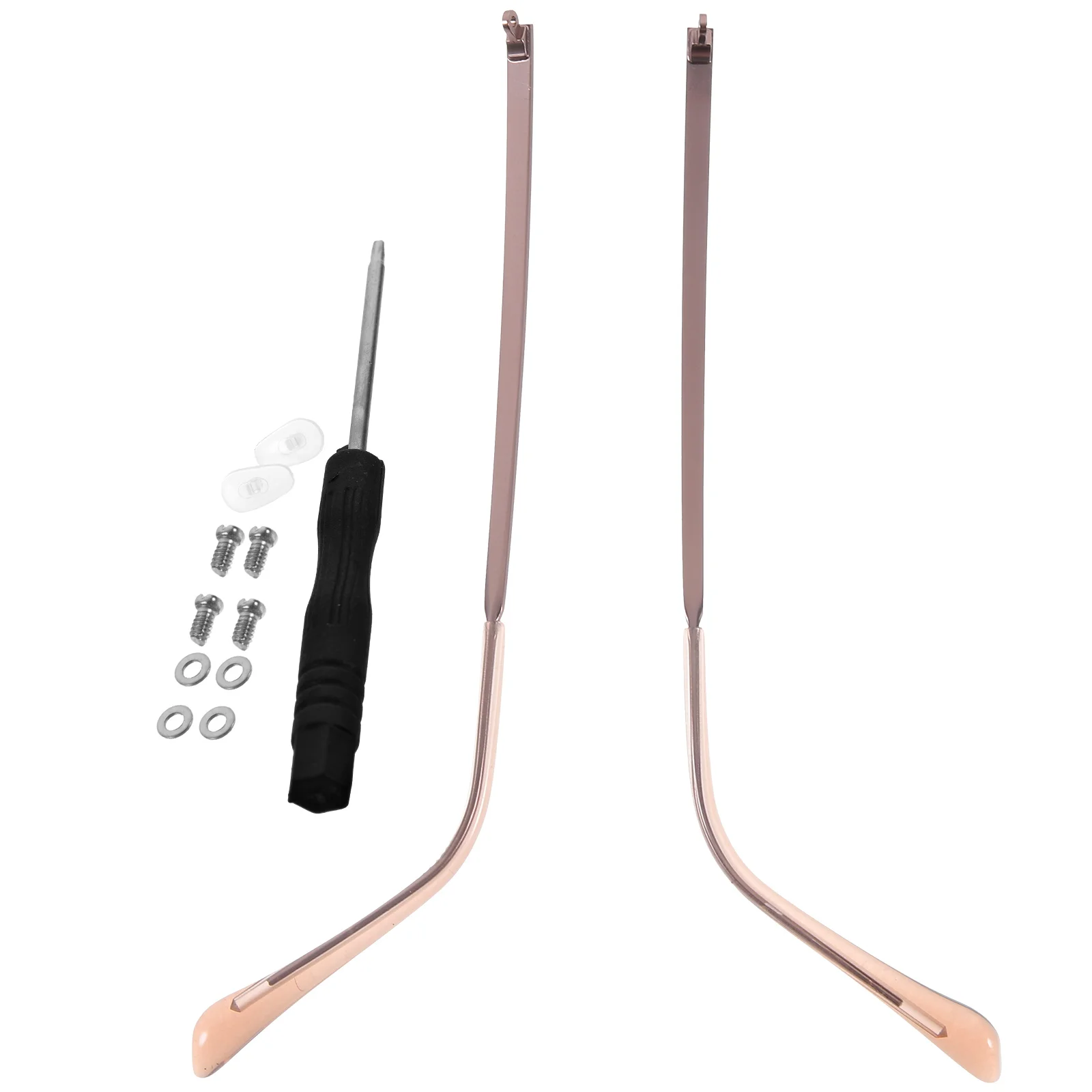 

Universal Metal Eyeglasses Arm Replacement Repair Kit Glasses Accessories Sunglasses Parts Non Slip Design Easy Install Save