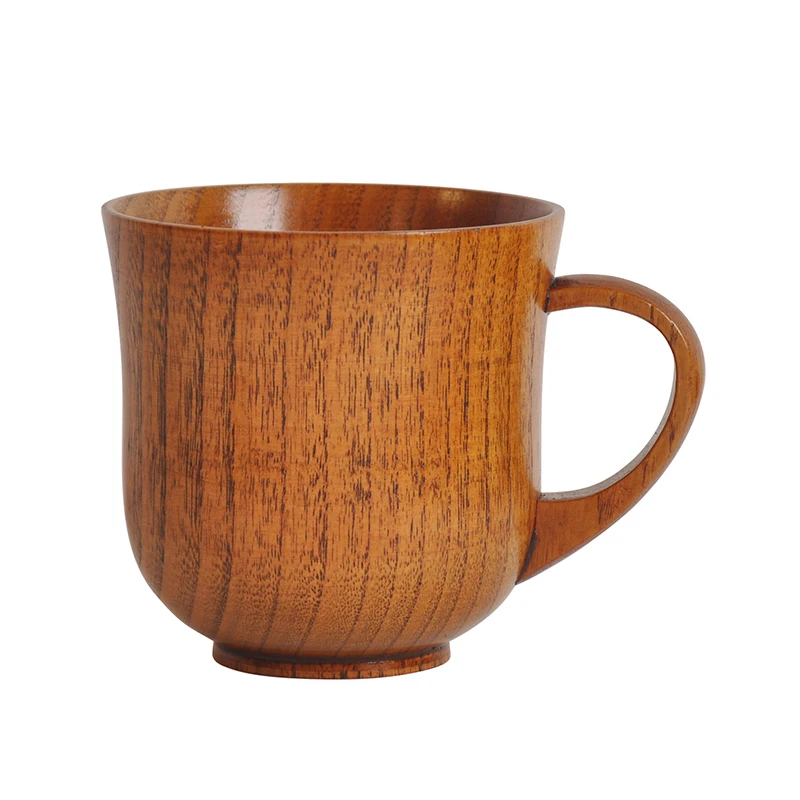 Wooden Handmade Natural Big Belly Cups  Spruce   Wood Cups Beer Tea Water Coffee Milk  Cup Kitchen Bar Drinkware for Kitchen