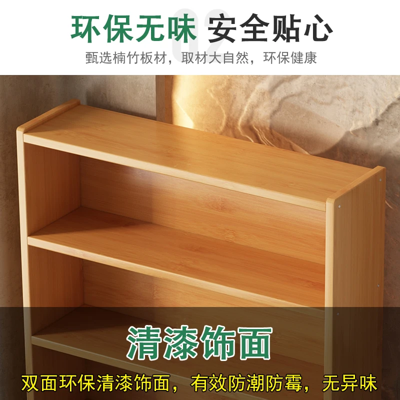 رف كتب للتخزين من الأرض إلى السقف، غرفة معيشة متعددة الطوابق، تخزين بسيط للطلاب #5