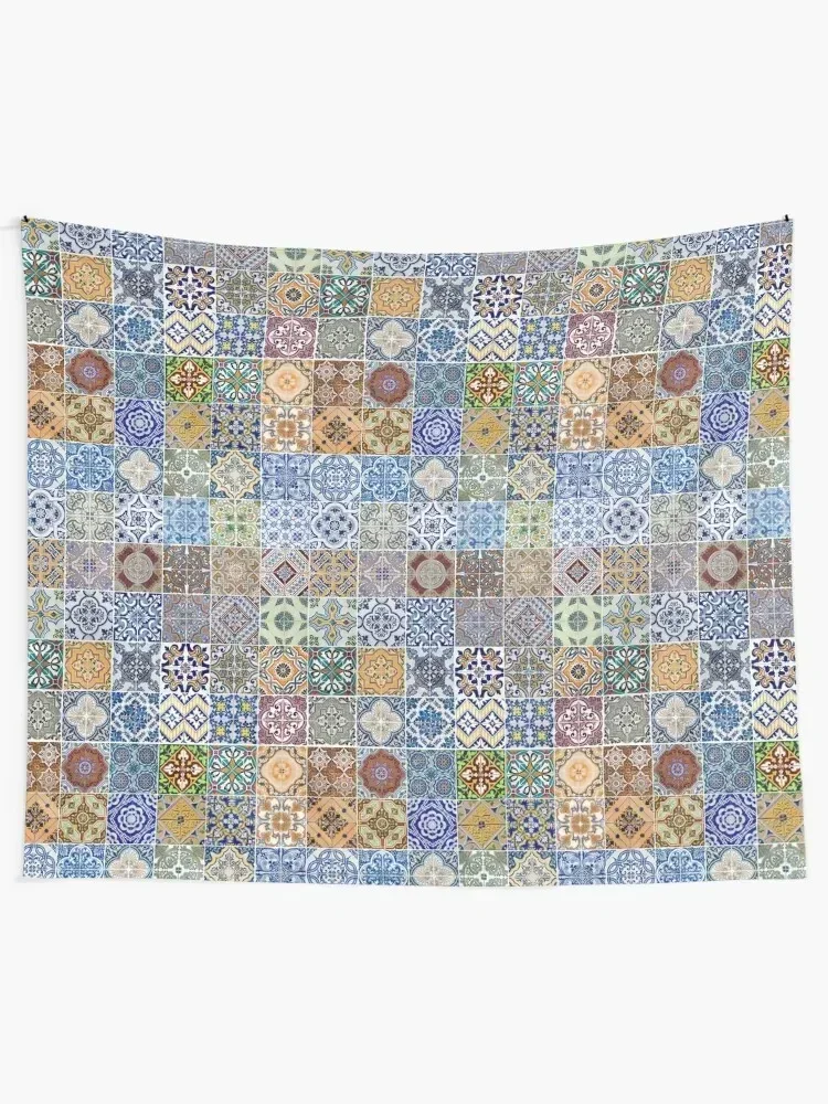 

Set of 48 ceramic tiles patterns Tapestry Decorations For Your Bedroom Bathroom Decor Tapestry