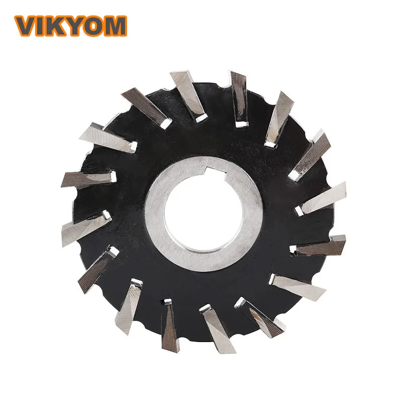 Inlaid Tooth Three-sided Edge Milling Cutter Inlaid With High-speed SteelBlade Disc HSS-W6542 With Good Hardness Wear Resistance