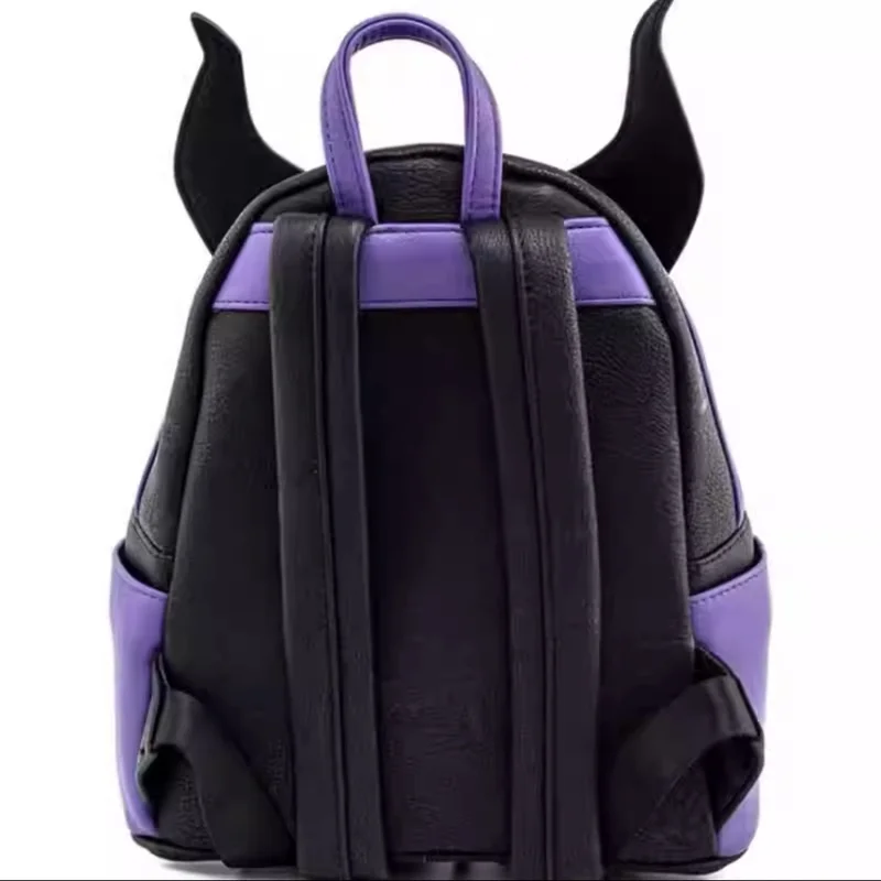 Disney-Sac à dos Anime Loungefly Curse, Dark DegradQueen, Film autour de Maléfique, Sac de loisirs pour hommes et femmes, Cadeau