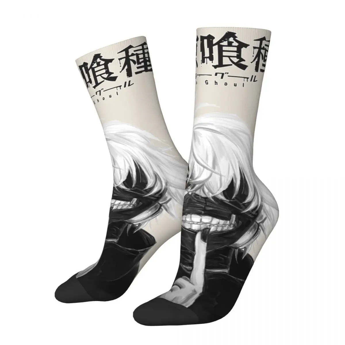 3D-Druck gemütliche Unisex-Socken, wind dichte Anime Tokio Ghul interessante vier Jahreszeiten Socken