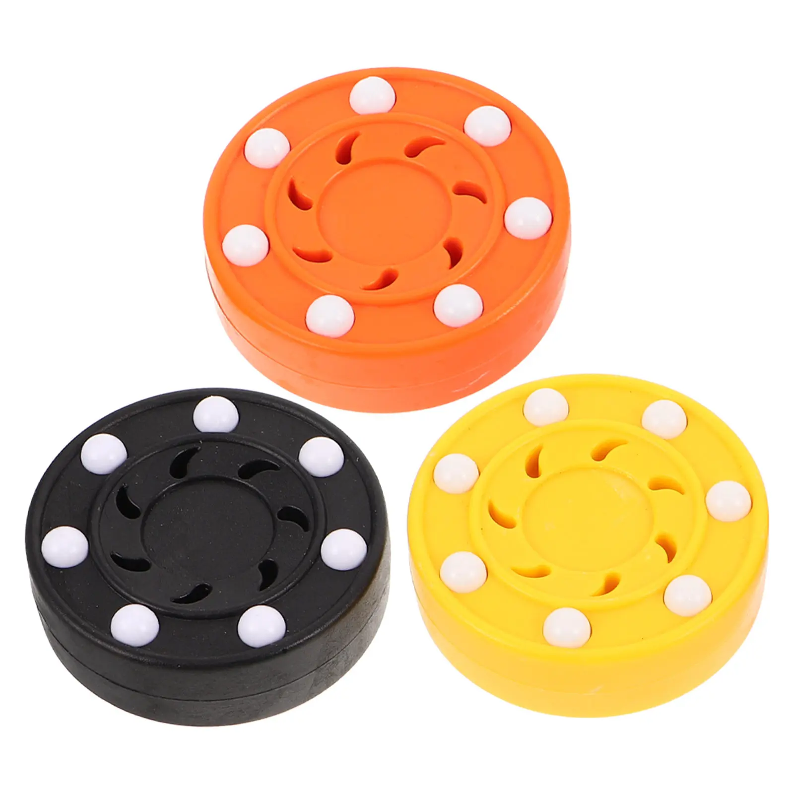 

Набор из 3-х шайб для инлайн-хоккея и уличного хоккея, для тренировок на улице и в помещении, для улучшения навыков, спортивные шайбы для зала