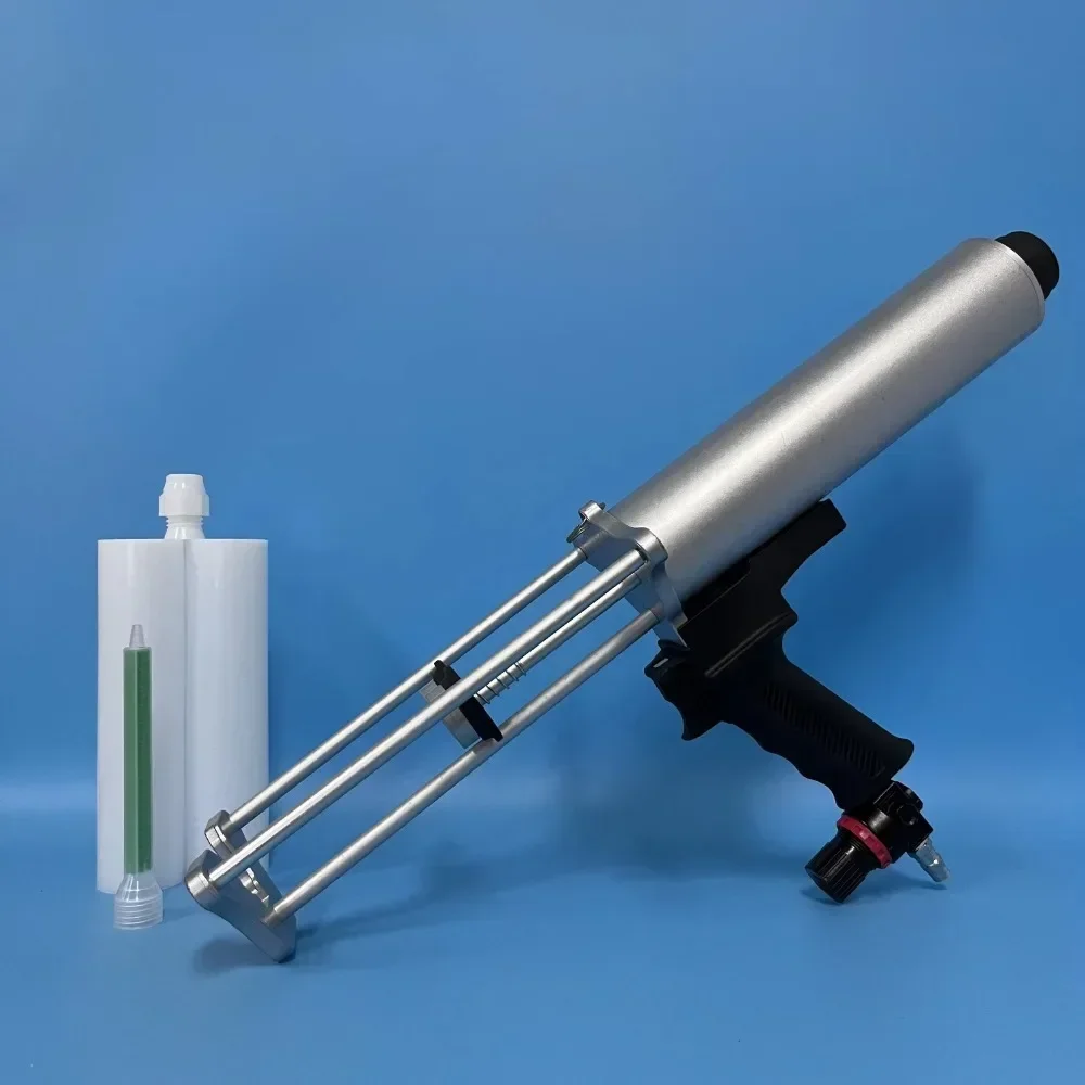 400ml 1 1 Polyurethane Pneumatic Spray  Nozzle Spray  for Two Component Cartridge Dual Component Dispensing Tool