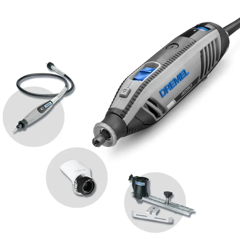 Dremel 4250 Rotary Tool 175W Electric Grinder Multifunctional Tool Set with 3 Attachment and 50 Accessories for Grinding Cutting