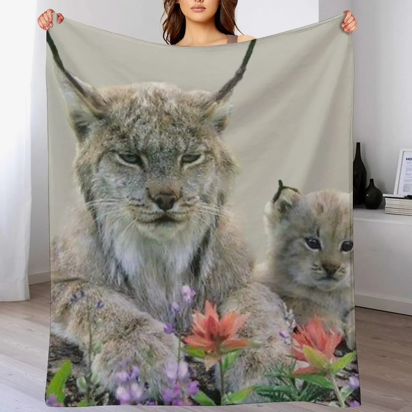 

Lynx Canada Throw Blanket Baby Luxury St Loose Hairy Blankets