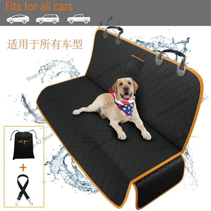 Pet Travel Waterproof, Non-slip and Scratch-resistant Pet Dog Car Seat Cover for Protector Rear Seat