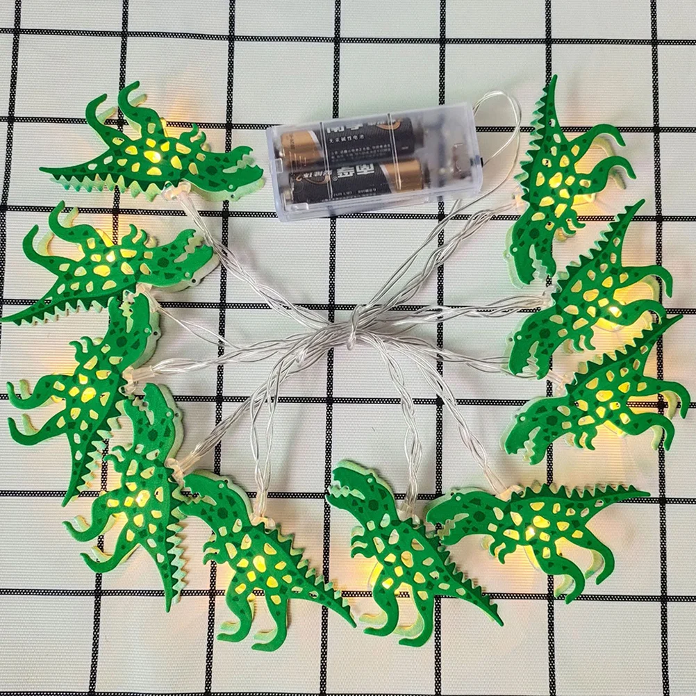 

1Set 1.65m 10 LED Dinosaur String Lights Lovely Decorative Lamp for Indoor Outdoor Use LED Dinosaur Lamps Party Decoration Lamp