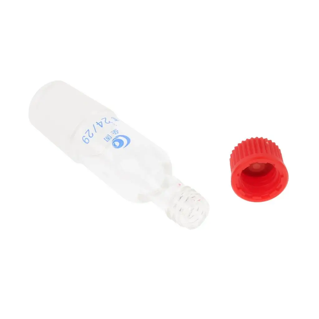 Borosilicate Glass Inlet Adapter 24 29 Inner Joint Connector for Laboratory Distillation Setups