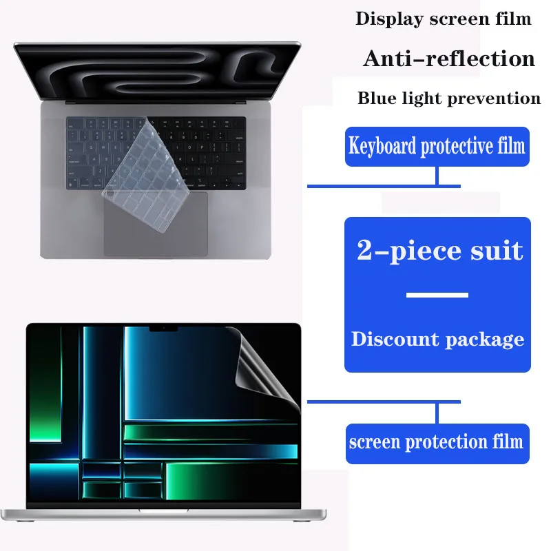 for 2026 Apple M5 MacBook Pro 16 Keyboard film 16inch A3428/A3429 laptop High definition screen film protective film tempered