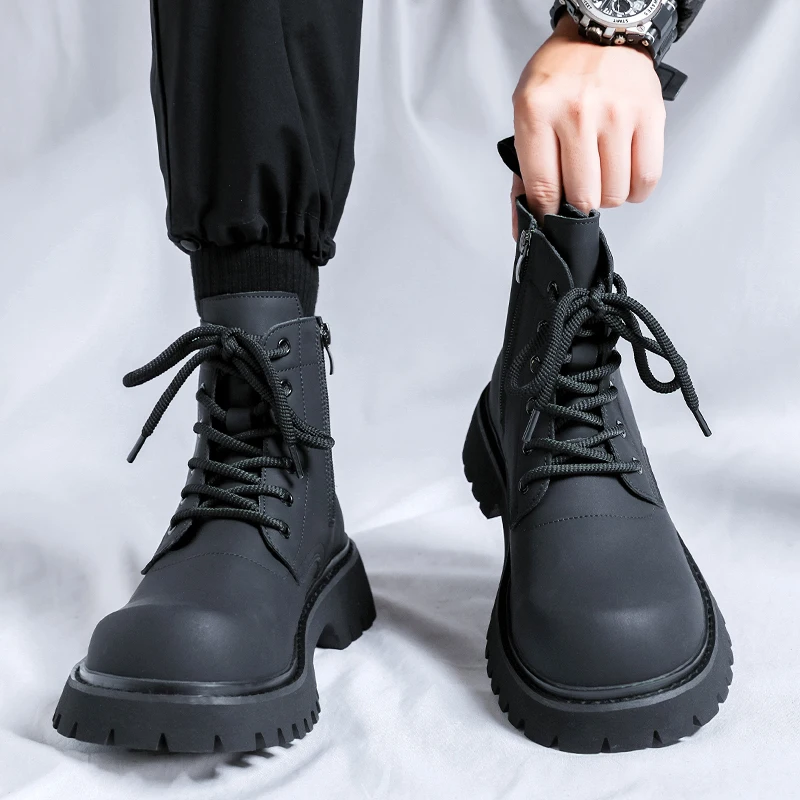 

Мужские ботинки чукка, непромокаемые кожаные повседневные оксфорды на шнуровке, повседневные модельные туфли для мужчин