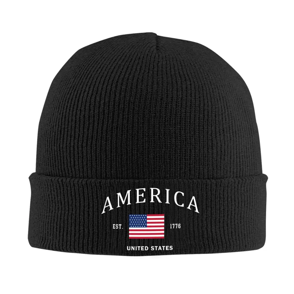 United States Flag Beanie Cap Unisex Winter Warm Bonnet Homme Knitted Hat USA America Pride Patriotic Skullies Beanies Caps