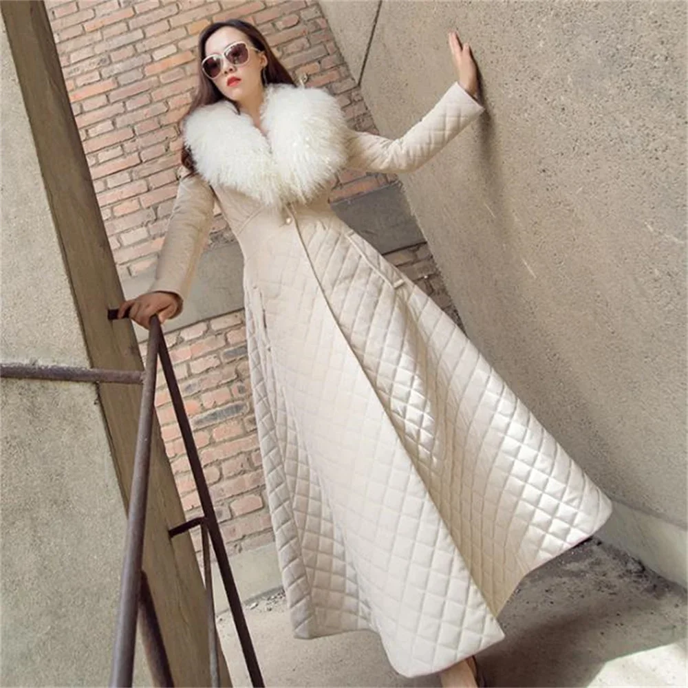 New Warm Women's Padded Long Coat Women Aline Fashion Casual Coats Winter Clothes