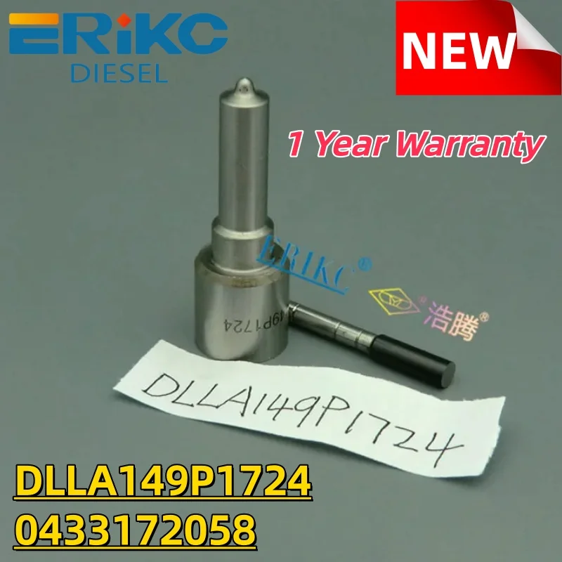 ERIKC High Pressure Rotating Nozzles DLLA149P1724 Fuel Pump Nozzles 0433172058 Spray Oil Fog Burner Nozzle DLLA149 P 1724