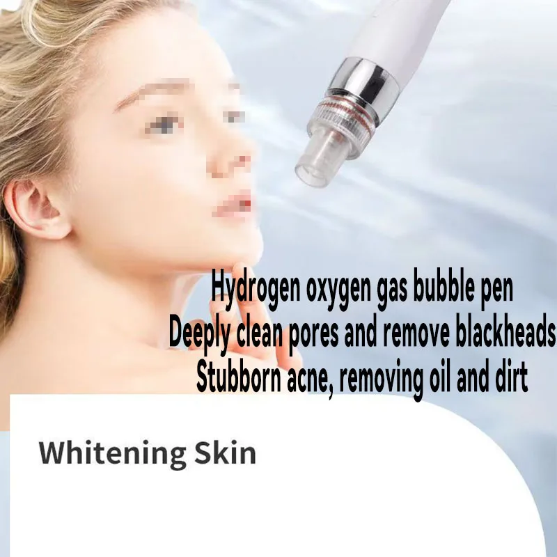 Hydrogen oxygen small bubbles with skin detection and comprehensive skin management