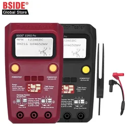 BSIDE Digital Transistor Tester SMD Components Diode Triode Resistor Capacitor Inductor Meter Multimeter ESR02 PRO