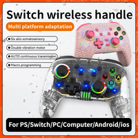 2023 New Joystick Wireless Connected Bluetooth Control for Switch /PS/PC/ Android Phone with A Six-axis Somatosensory Gamepads