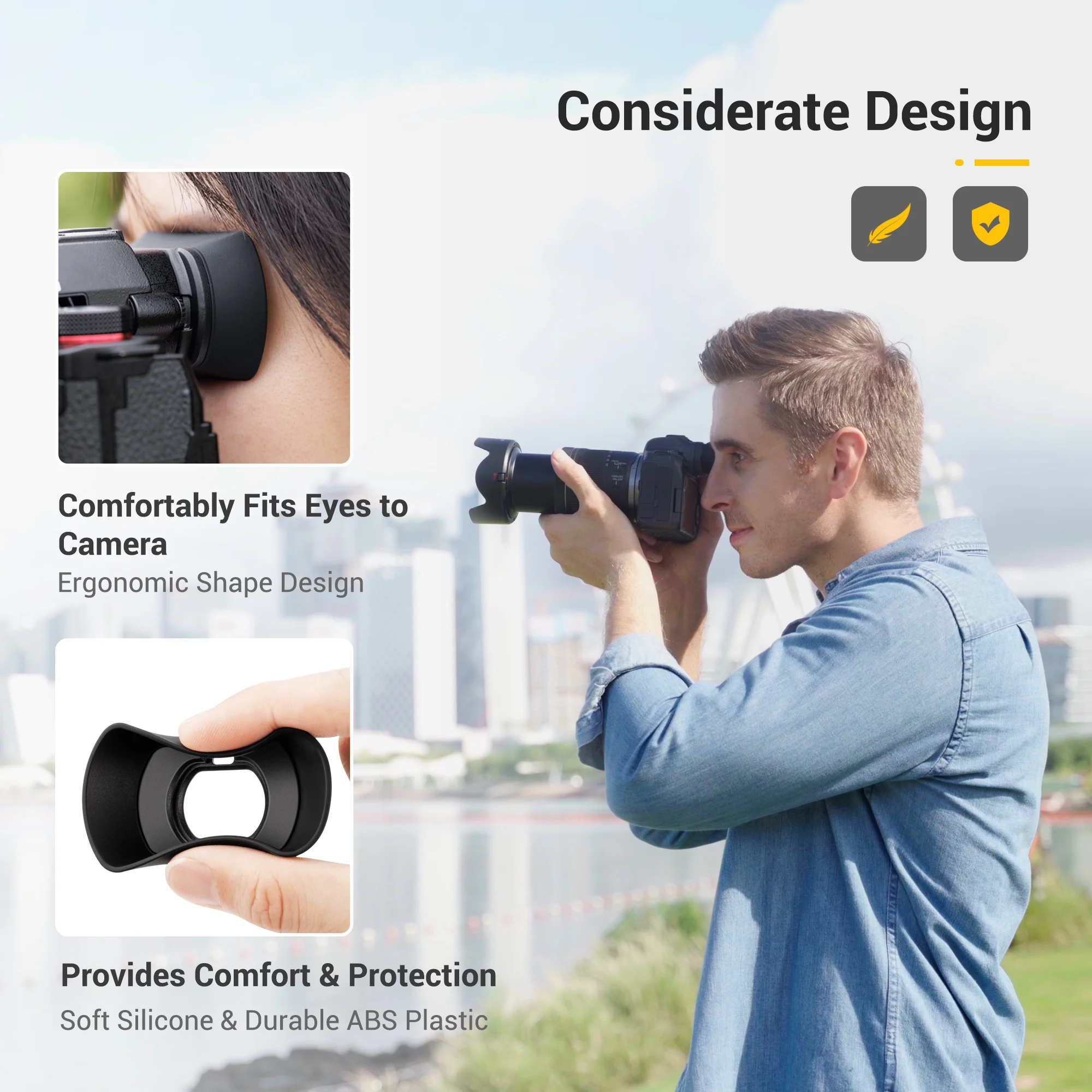 LUMIX S5 S5II S5IIX gałka oczna poszerzona kamera Eyecup miseczka wizjer do Panasonic Lumix S5 S5 S5 II S5 IIX S5 IIX S5 m2