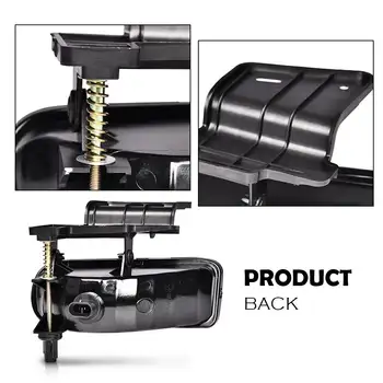 2 ks nárazníkových mlhových světel pasují na Chevy 99-02 Silverado 1500 2500/01-02 3500/2000-2006 Suburban Tahoe s čirým objektivem a žárovkami. 8 nejlepší prodej univerzální mlhová světla do nárazníku auta - №1