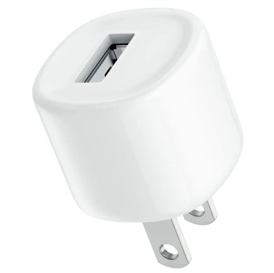 500pcs 5V 1A US Plug Travel Adapter USB Wall Charger Fast Charging For iPhone 15 14 13 Samsung Android Mobile Phones