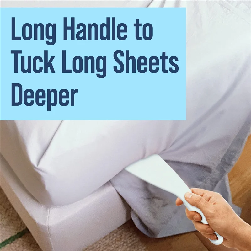 AU61-2 Pack Extra Long Bed Sheet Tucker Tool For Making Your Bed - Sheet Tucker Tool To Help Protect Your Back, Nails & More Dur